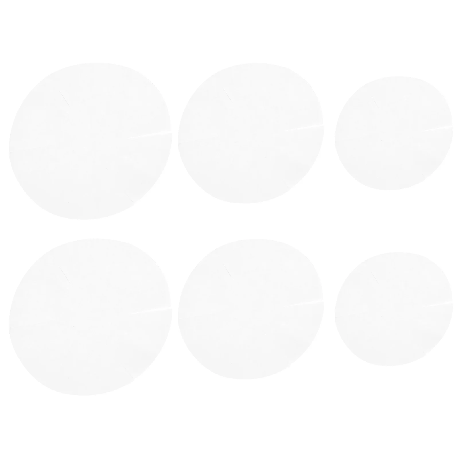 

6pcs Coir Nonwoven Fabric Liner 6 Sheets For Hanging Basket Replacement Durable Breathable Garden Flower Pot Fiber Mat Water