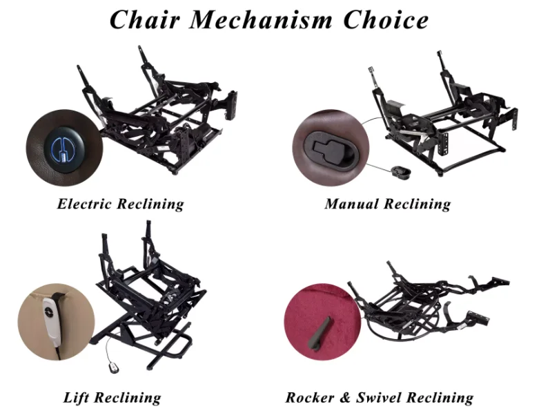 غرفة المعيشة الفاخرة الحديثة كسول التلفزيون الكهربائية الارتفاع رفع صالة واحدة الجلود الاصطناعية تدليك المسنين كرسي أريكة كرسي #5