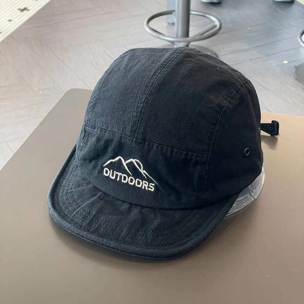 New Short Brim Baseball Cap Sun Protection Quick-Dry Sun Hat Lightweight Adjustable Sports Running Cap Women Men