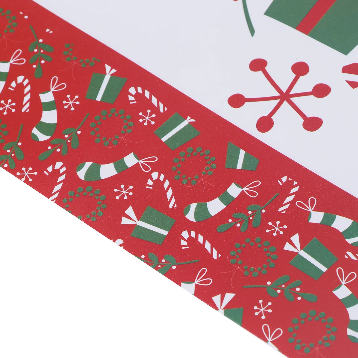 

12Pcs Christmas Placemat Set Heat Resistant PVC Food Mats Non-Slip Waterproof Dining Table Mats Holiday Decoration Home