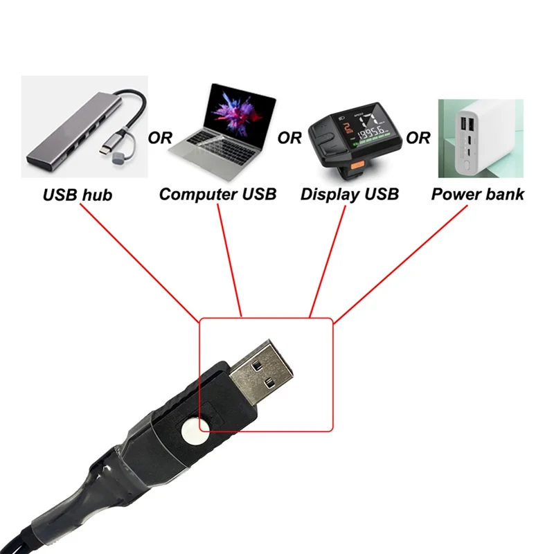 Cable de programación BAFANG, ajuste de diámetro de rueda de liberación de límite de velocidad, línea dedicada, Protocolo todo CAN, M400, M600, M510