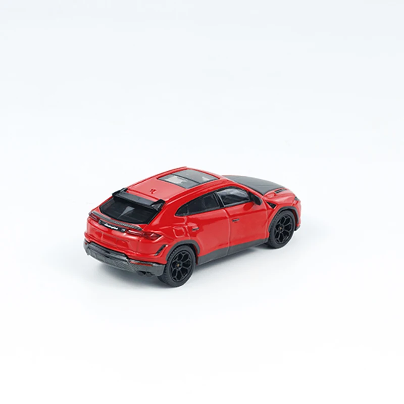 MINI GT 1:64 Model mobil Lambor Urus performte Rosso Mars Alloy Die-Cast kendaraan #657 LHD Collection