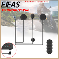Original Bluetooth Earphone For EJEAS V6 PRO EJEAS V4 PLUS Type-C Jack Motorcycle Helmet Headset Intercom Accessory Vnetphone V6