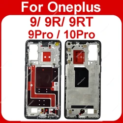 For One Plus Oneplus 1+ 9 9R 9Pro 9RT 10Pro Middle Frame Housing Rear Middle Frame Housing with Side Button Plate Chassis Parts