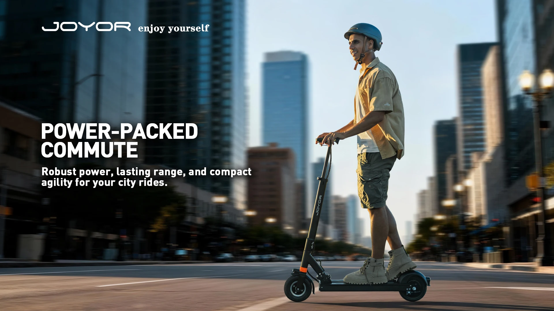 JOYOR F5 Premium Version E-Scooter 48V10.4AH 8-Zoll Vorderreifen (luftgefüllt) und Hinterreifen (vollgummiert) für den Stadtverkehr – Detail 3