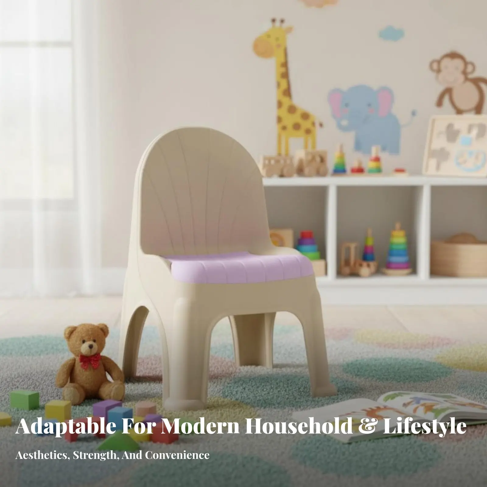 ショートリアサポートスツール、適応性のある家庭用家具、お手入れ簡単、丸みを帯びた角、幼児、技術者、玄関用