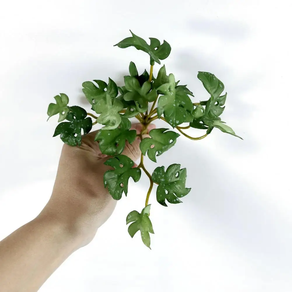 Hydrocotyle Vulgaris Artificial Plant Succulents Hands Feeling Long Lasting Coriander Leaves Artificial Leaf Home Decor