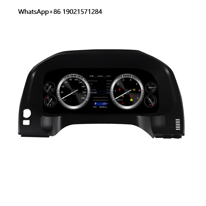

1920*720p LCD Display Cockpit Dashboard Instrument Digital Cluster for Prado Speedometer Screen