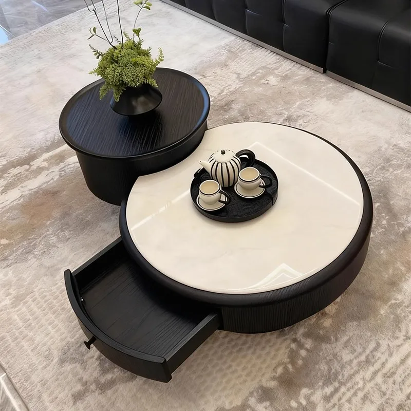 

Minimalist Simple Side Table Unique Space Saving Coffee Tables Creative Aesthetic Mesa De Centro De Sala Living Room Furniture