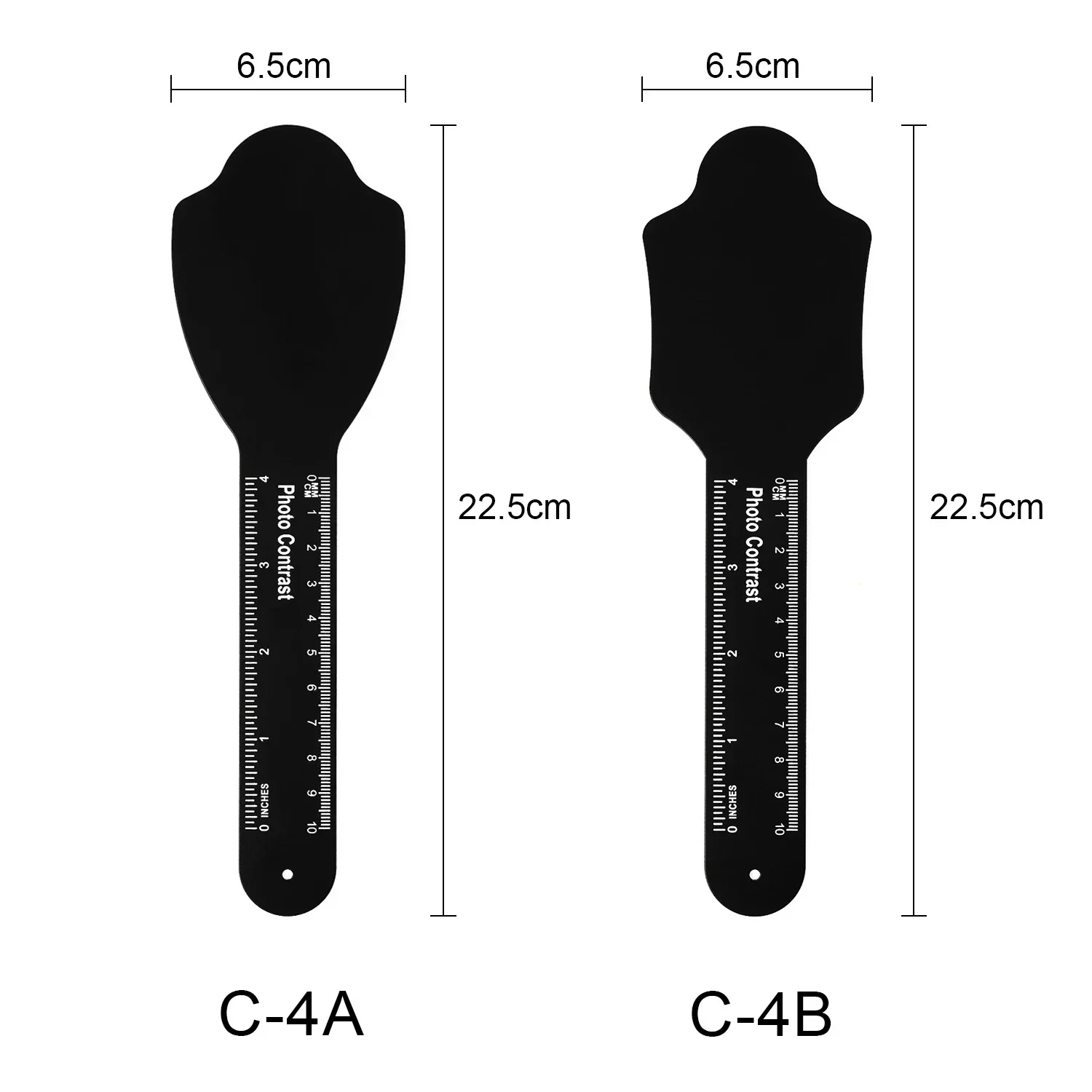 4Pcs Set Dental Photo Contrast Black Background Board for Intraoral Photography Autoclavable Contrast Mirror Tool Kit