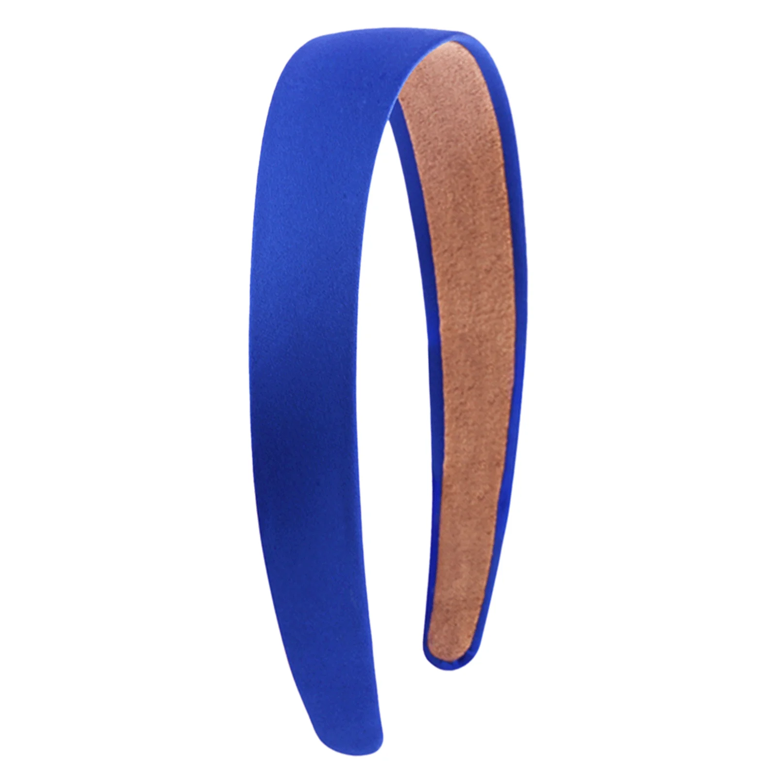 Buntes Satin-Stirnband, 2,5 cm, hartes, rutschfestes Stirnband, DIY-Haarbänder, schlichte Satin-Stirnbänder für Frauen, 21 Farben – Detail 21