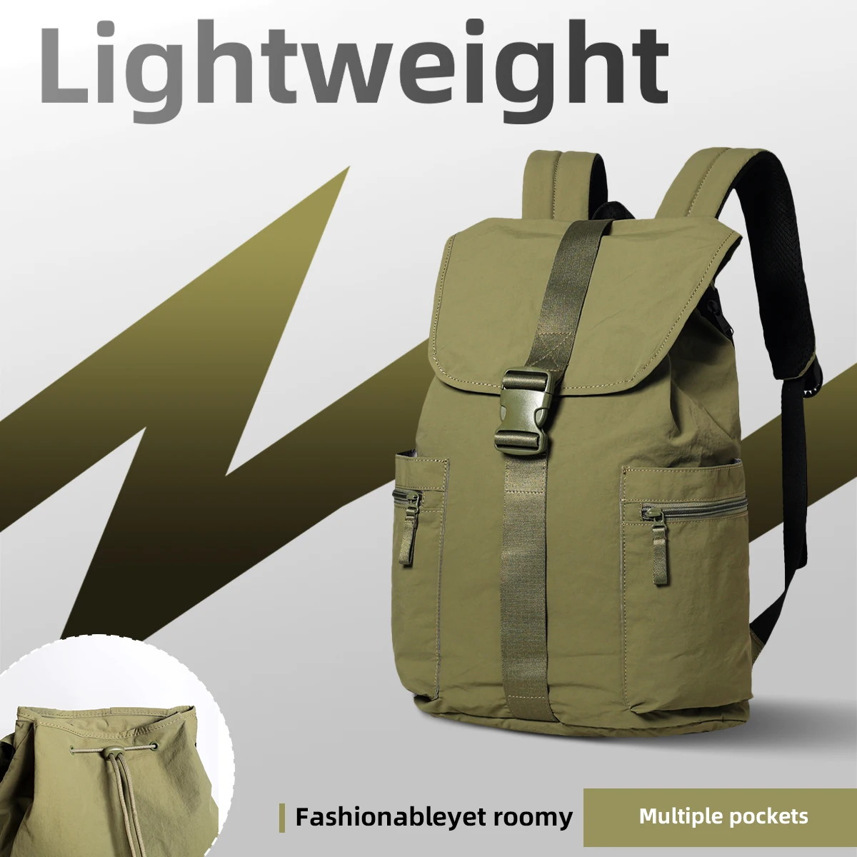 Light Luxury Backpack for Women, High-End, Lightweight, Trendy Commuter Travel Bag, High-End Mommy Bag, College Student Backpack, Female Junior High School Student