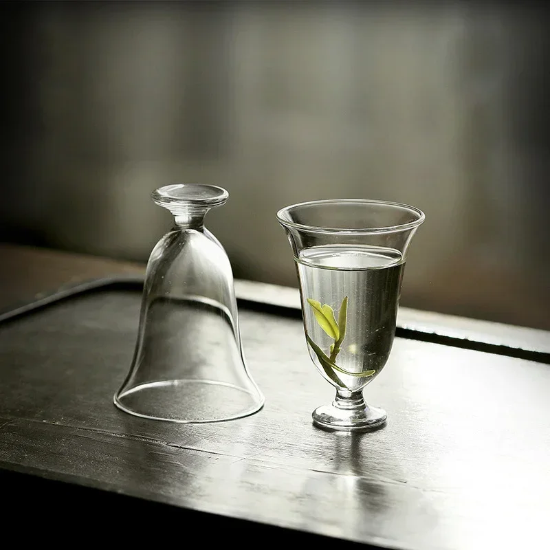 80ml Glass Kung Fu Tea Fragrance-smelling Cup Drinking Teacup Master Cup Teaset Tea Ceremony Wine Drinkware