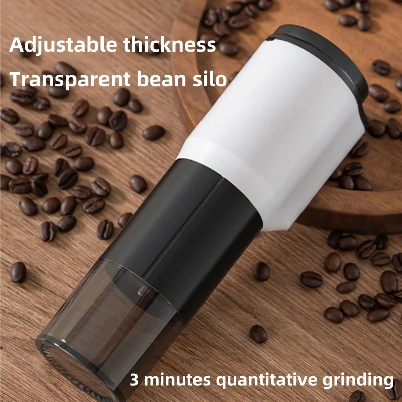 

Portable Electric Coffee Grinder with Adjustable Bean Grinder Suitable for Espresso Cold Brew Coffee French Press Coffee