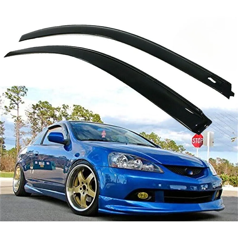 

Fits For 02-06 Acura RSX 2 Door Coupe Side Window Visors Vent Shade Rain Guards
