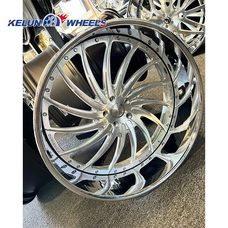 26*9 26*10 Inch Alloy Wheels  Multi Spoke Brush Disc  Forged Concave Rims