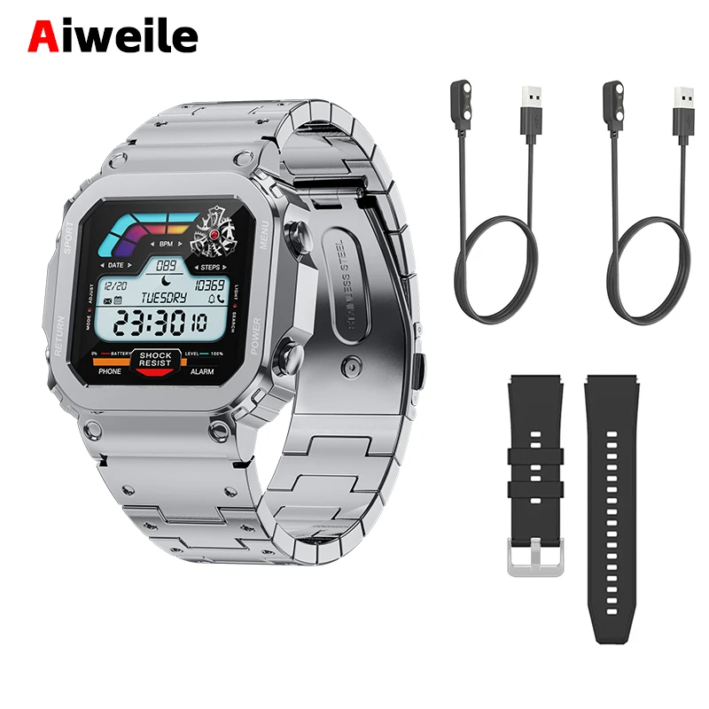 

Miltary Smart Watch Man High-End Luxury Aiweile AW39 Fitness Tracker Sport Business Bluetooth Call Alarm Clock for Huawei xiomi