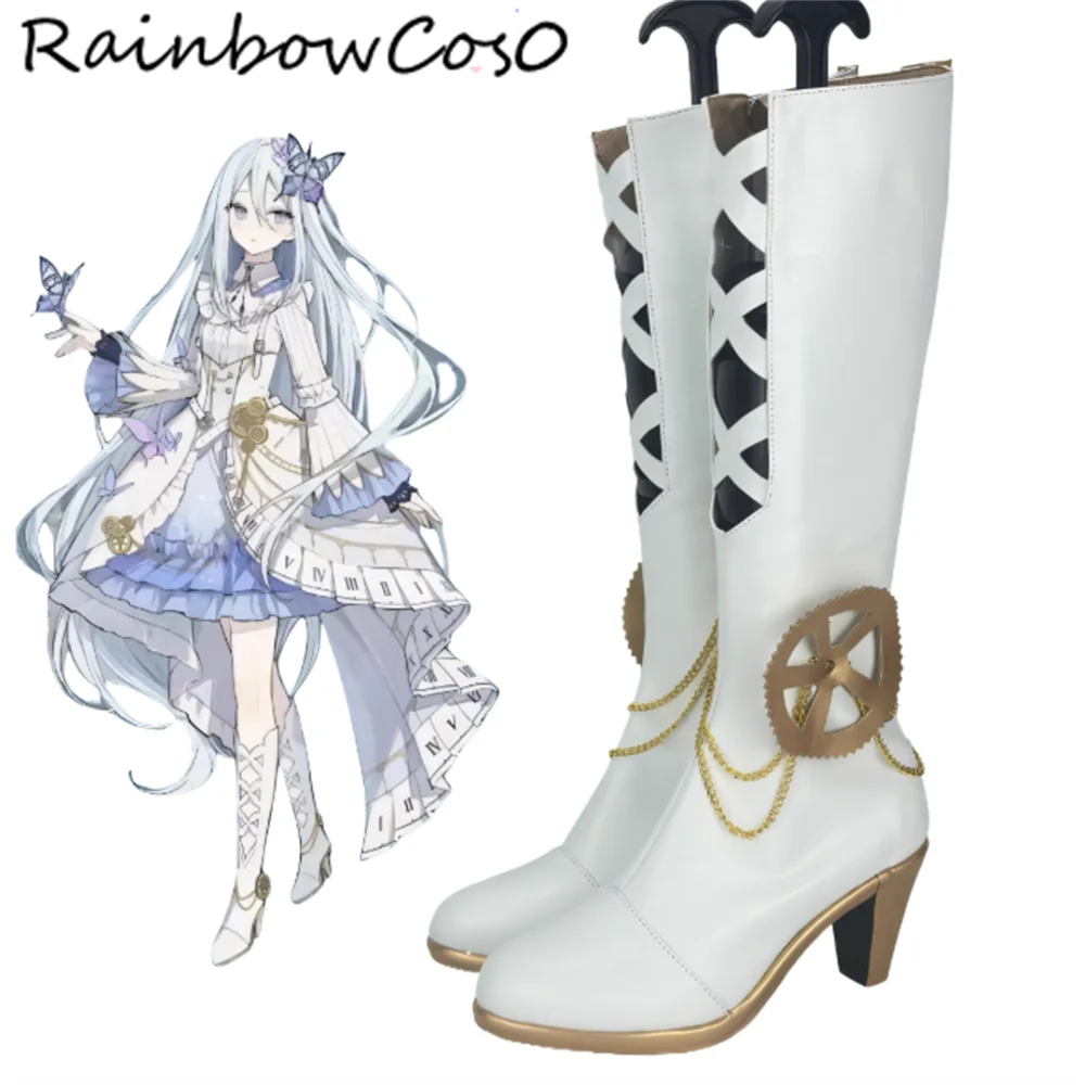 

Yoisaki Kanade Project Sekai Обувь для косплея Сапоги Игра Аниме Вечеринка Хэллоуин RainbowCos0 W5240