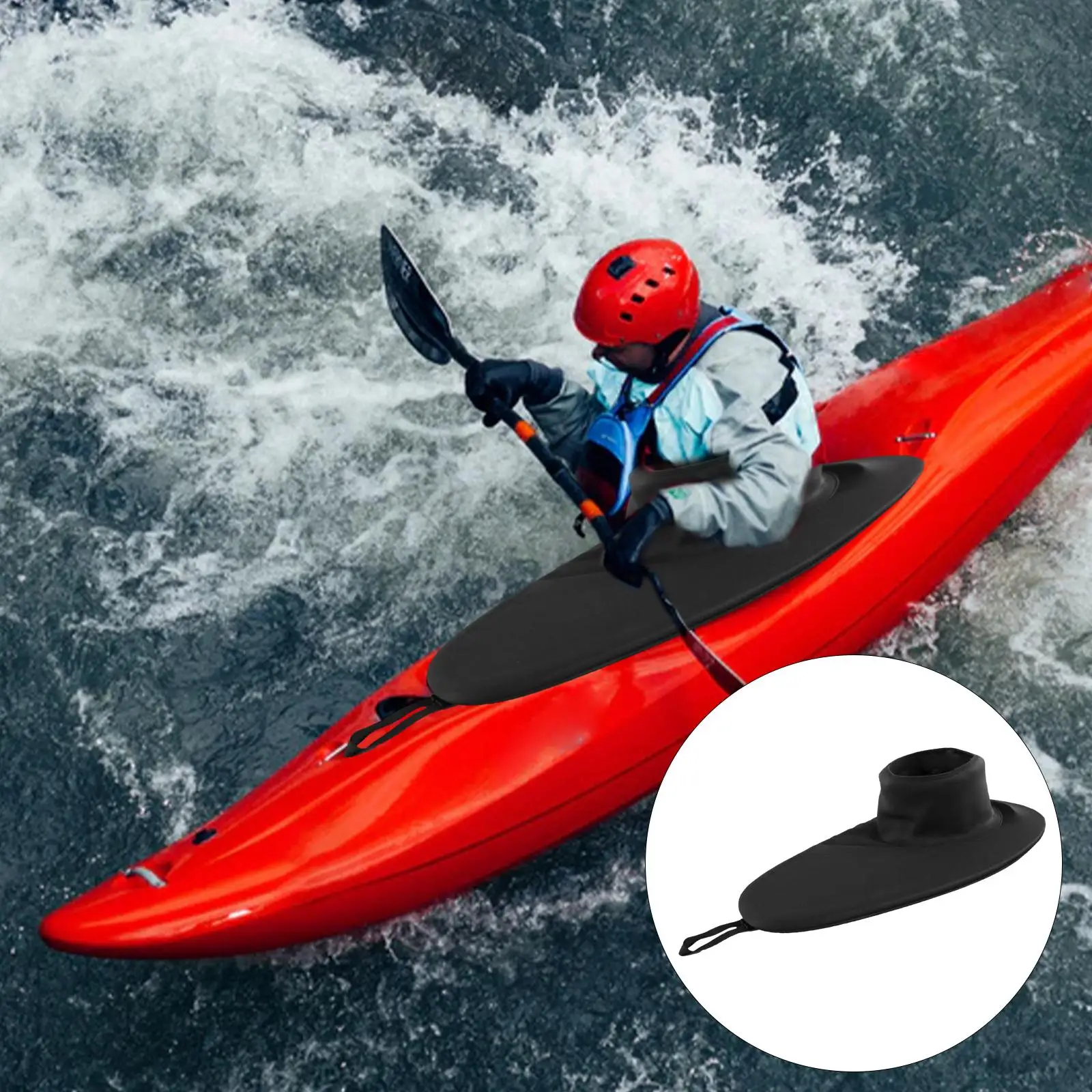 Kayak Skirts Waterproof,Kayak Spray Skirt Universal Hatch Skirt Cover,Suitable for 90x52cm Kayak Hatch