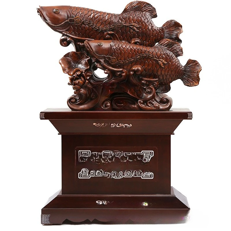 

Lucky, golden arowana, landing, ornament, office, desktop, feng shui, hotel, opening
