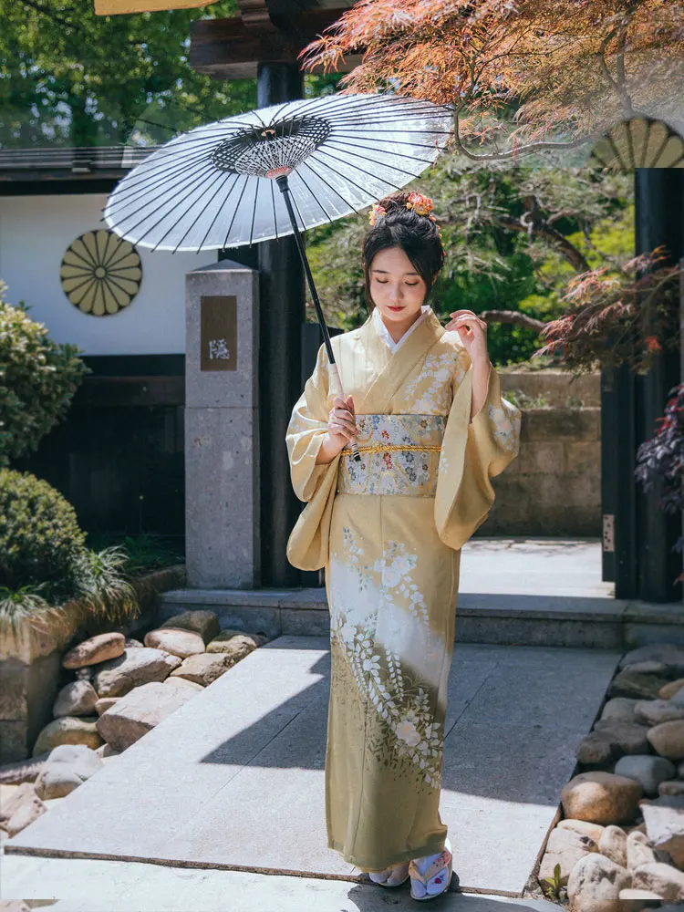 日本の伝統的な着物,さくらプリント,和風,浴衣コスプレドレス,ステージウェア,バスローブ,夏