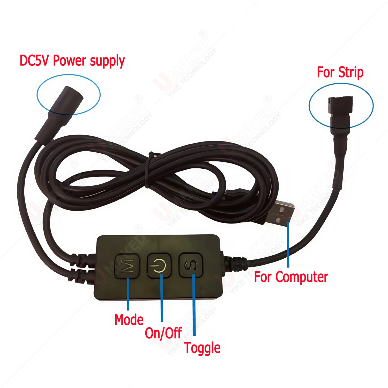 1set Music SP616E Ambient DIY Controller AmbiBox USB HDTV Backlight PC Dream Screen Box Bluetooth-compatible Addressable LED Str