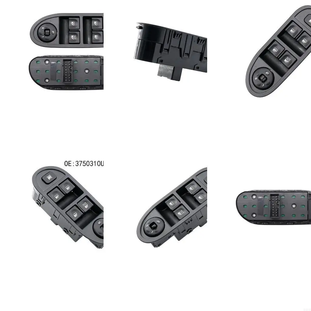 Window Control Switches Assembly 3750310U8010XZ For JAC J3, 12V Panel Switches for Driver Door Repair and Service Use H9EE