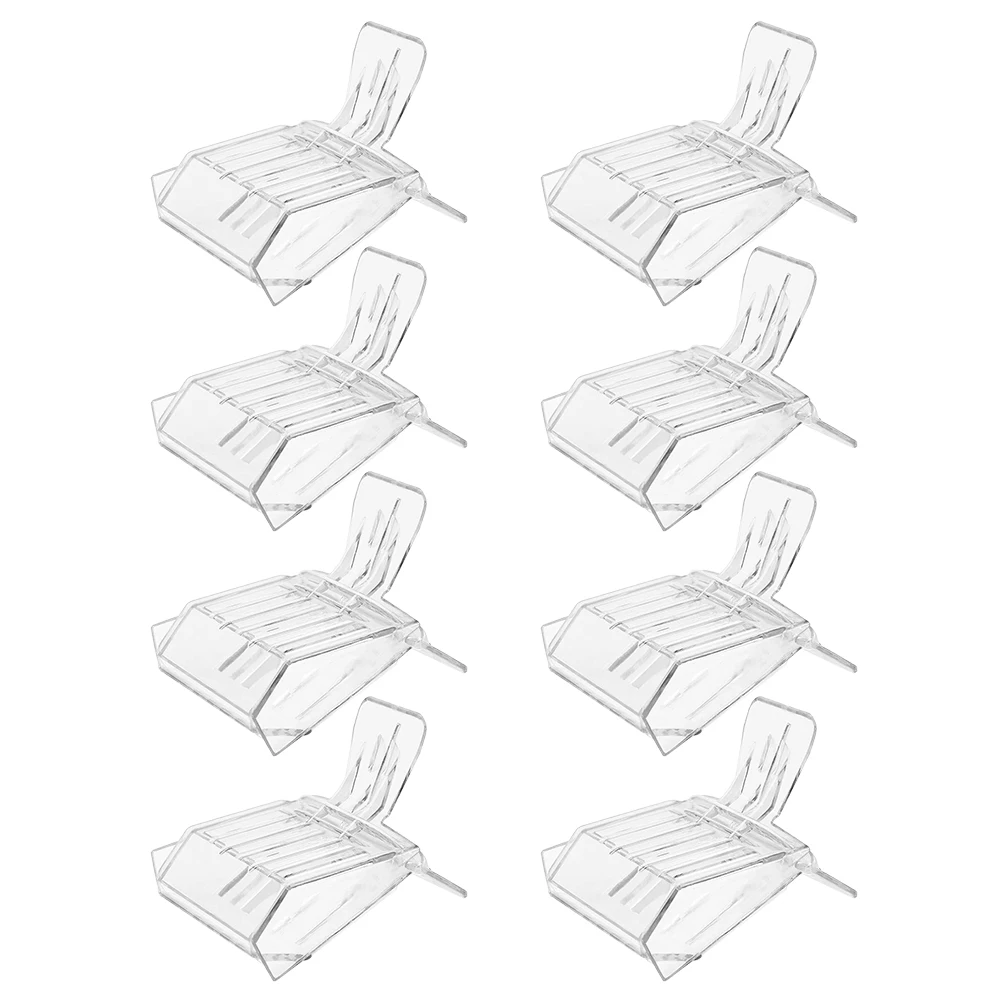 

8pcs Cage Durable Plastic Rearing Cups Beekeeping Tools Supplies Lightweight Long Lasting Bee Breeding Equipment
