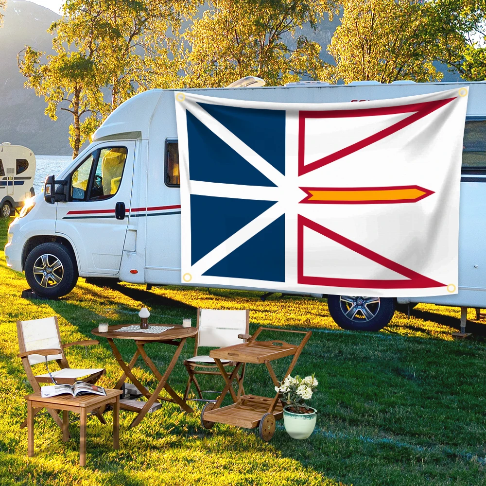 60x90cm 90x150cm Flag of Newfoundland and Labrador Polyester Newfoundland and Labrador Banner