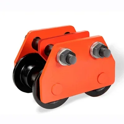 New Large Hand-pulled Sports Car I-beam Pulley Electric Hoist Mobile T-sleeve Type 1 Ton 2T Monorail Driving Manual