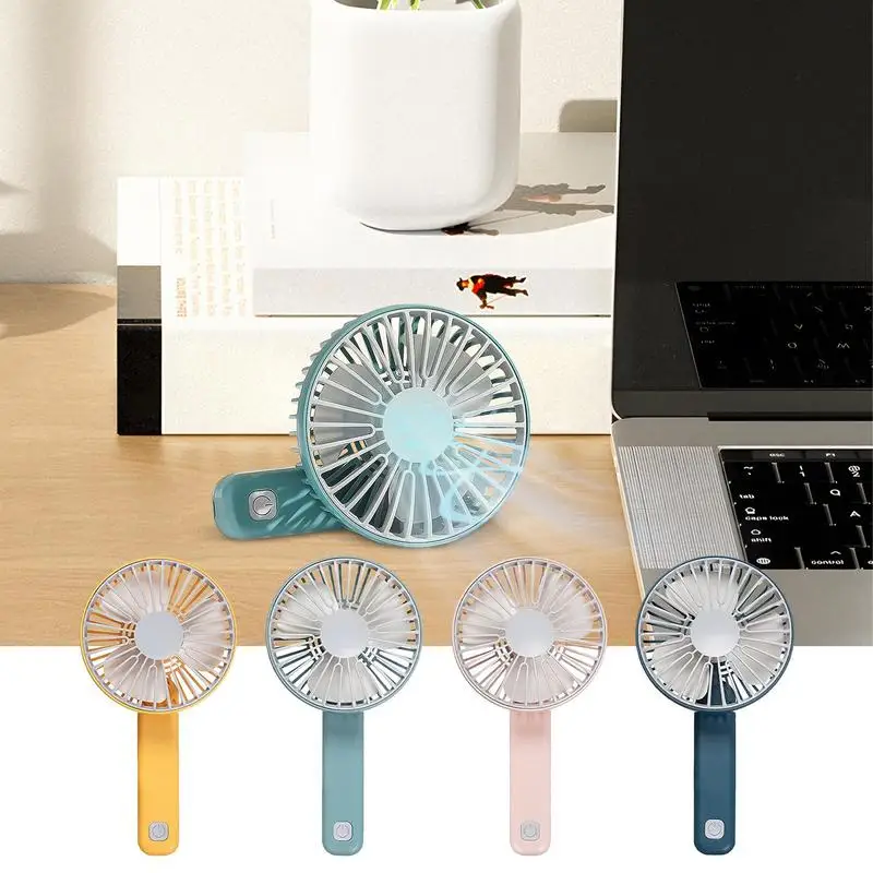 Portable Fan Rechargeable Personal Fan With USB Charging Handheld Electric Fan USB Fan Creative Handheld Fan For Indoor Hot