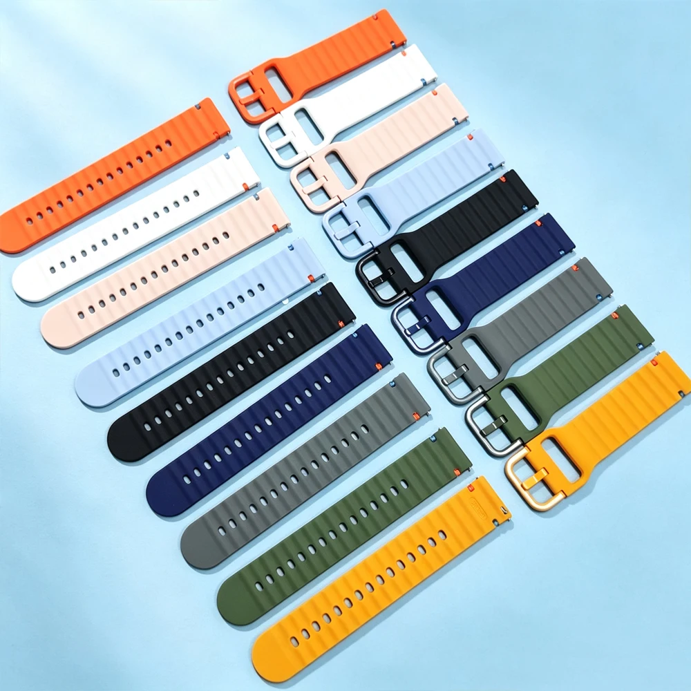 Tali Jam Tangan Silikon 22Mm u - Silicone Band Replacement ulasan dan harga