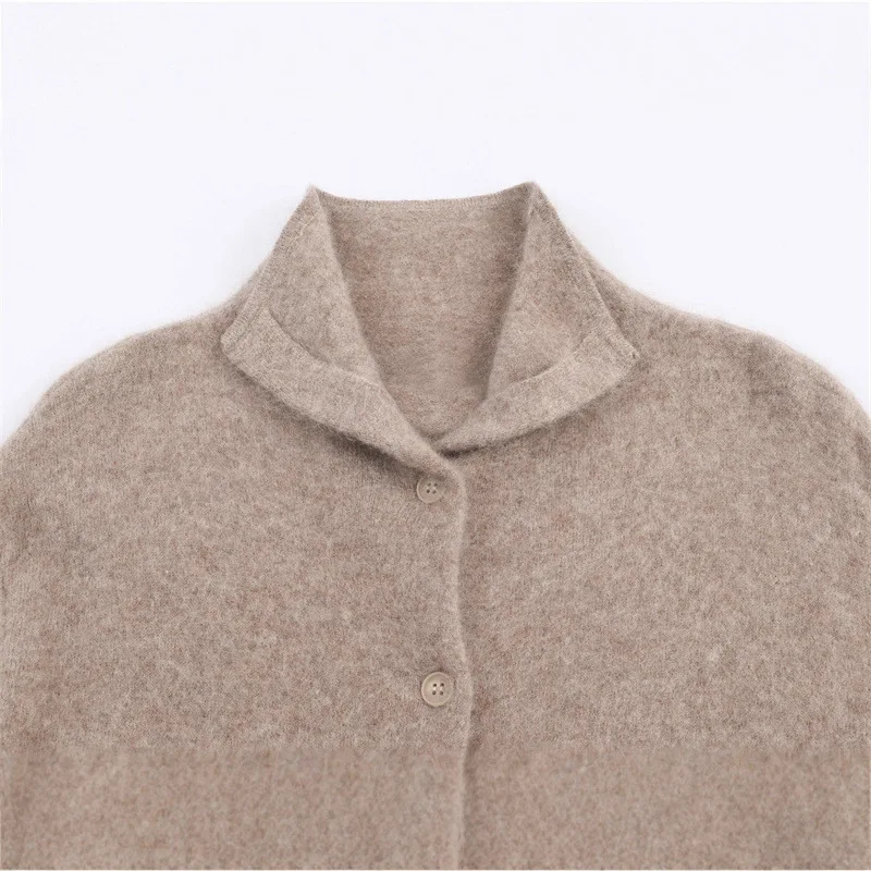 Autumn New Turtleneck Comfortable Knitted Cardigan Jacket