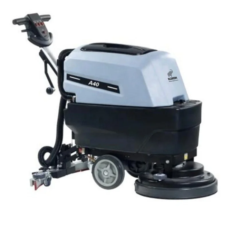 A40/A40-E Mini แบตเตอรี่คุณภาพสูงสต็อกออกแบบใหม่อัตโนมัติขนาดกะทัดรัดเครื่องขัดพื้นสําหรับโรงแรมโรงเรียนซูเปอร์มาร์เก็ต Shop ทําความสะอาด