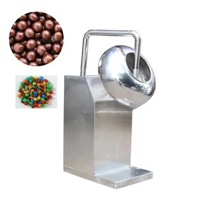 Nut Chocolate Coating Machine/Fully Automatic Commercial Candy Coating Machine