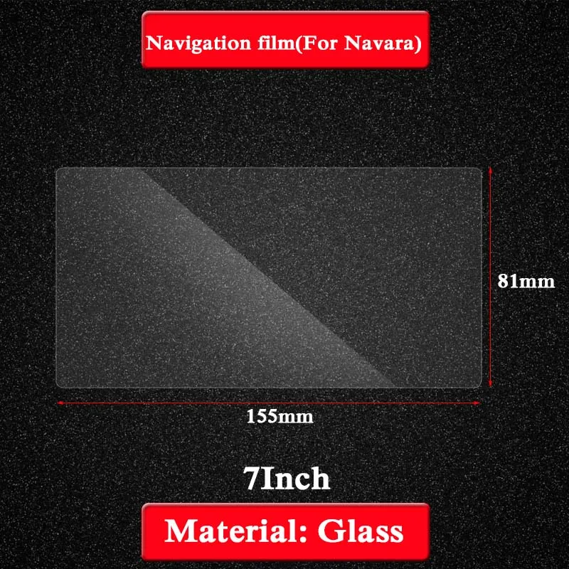 Car Styling Display Film GPS Navigation Screen Glass Dashboard Protective Film For Nissan Navara NP300 Frontier D23 2015-Present