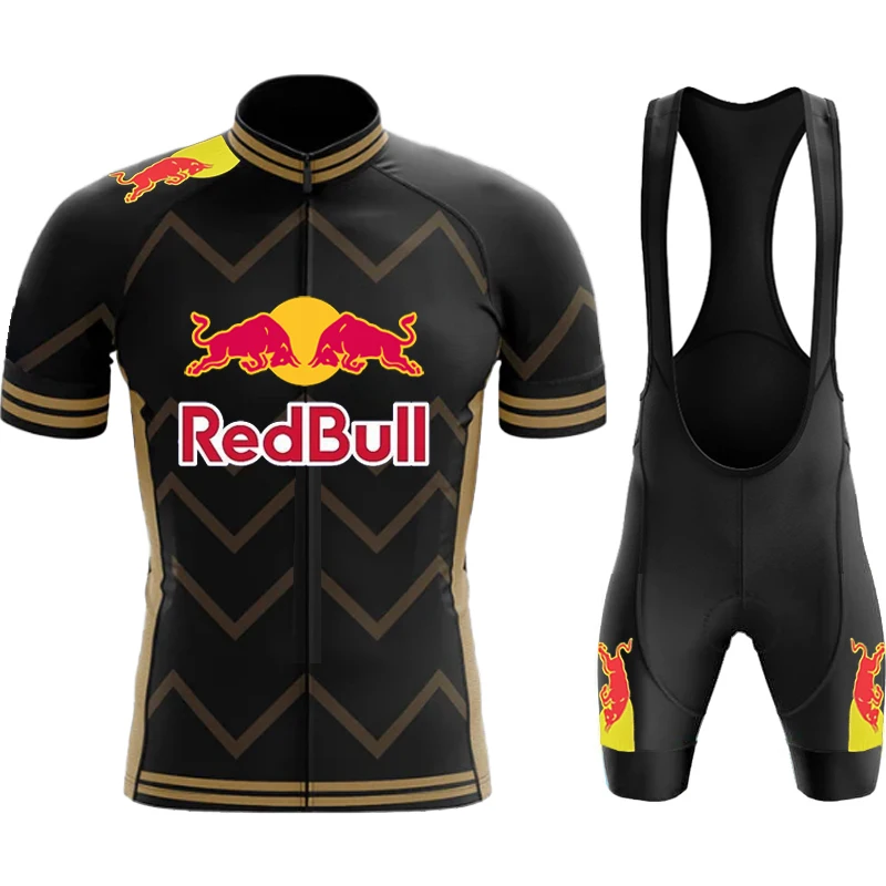 

Cycle Jersey Mtb Clothes Red Bull Cycling Shorts Men for Bicycle Men's Bike Uniform Man Clothing Bib Mountain Pants Gel Jumper