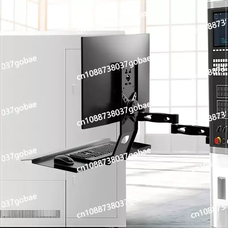 

Промышленный кронштейн для монитора Механическое оборудование Экран компьютера Клавиатура Встроенный кронштейн Настенный выдвижной вращающийся