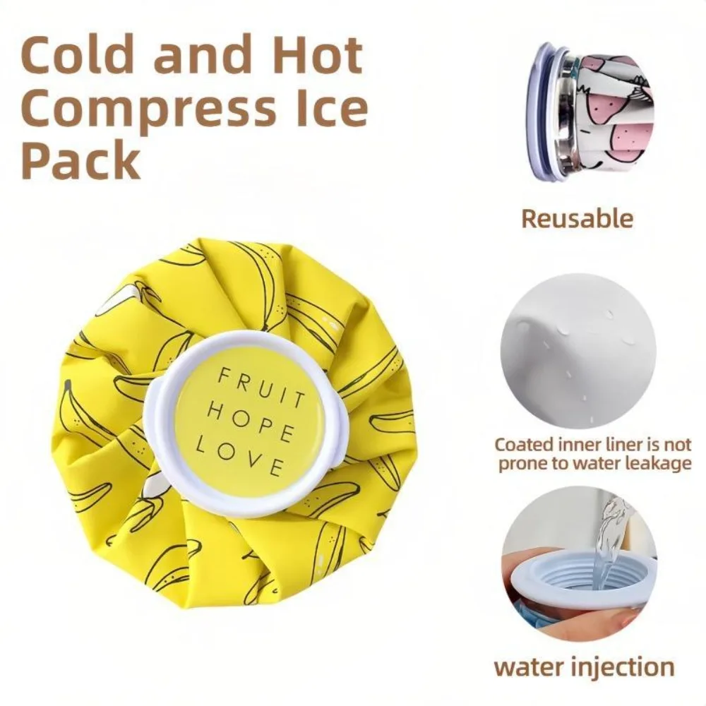 Reusable Apply Ice for Shrink Pores Pack Hot Water Bag Adults for Hot Cold No-Leak Elastic Breathable Ice Bag Skin Care Tools view 3