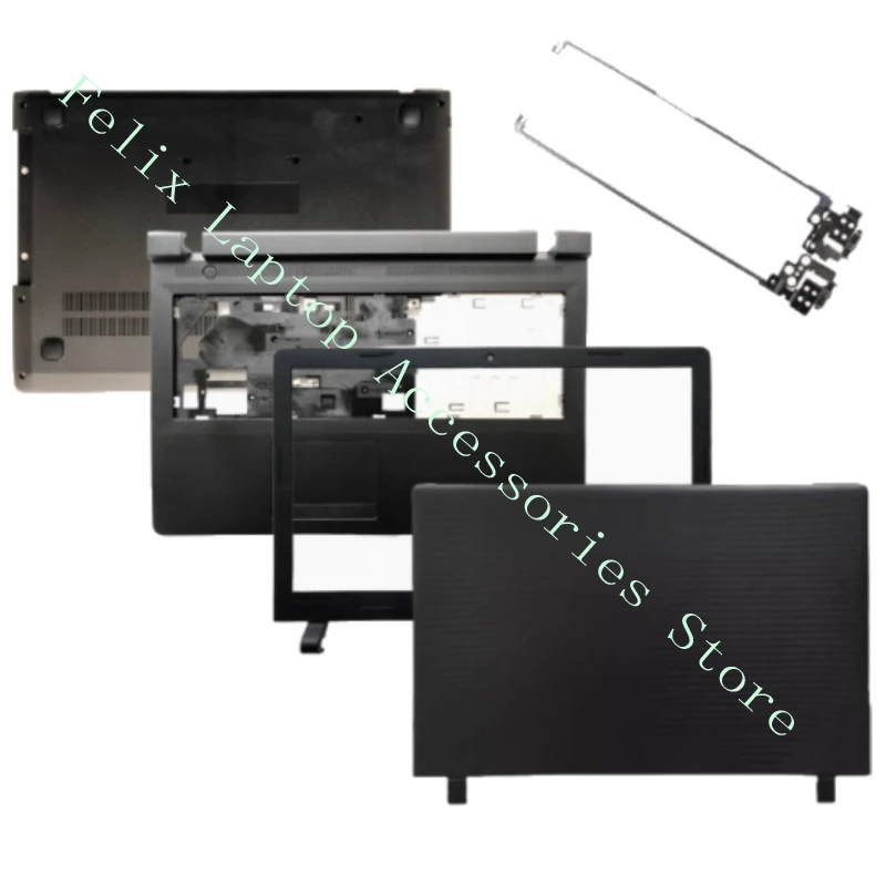 

New For Lenovo Ideapad 100-15 B50-10 100-15IBY Laptop Case LCD Back Cover/Front Bezel/Hinges/Palmrest/Bottom Case/Hinges