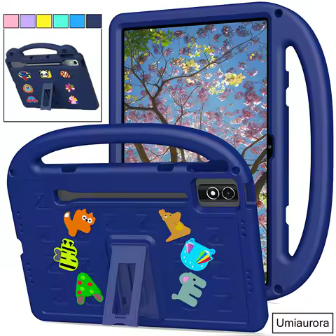 For Lenovo Yoga Tab Plus 12.7 2025 TB375FC P12 Idea Tab Pro 12.7 inch TB373FU TB370FU Kid Shockproof EVA Tablet Case Stand Funda