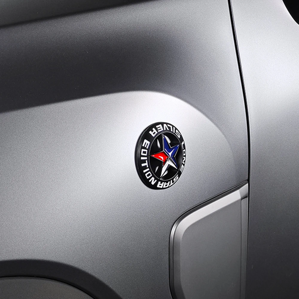 

For Chery Jetour Traveler T2 Freedom T1 Leaf Panel Side Label Modified Car Body Five Pointed Star Logo Decoration Accessories