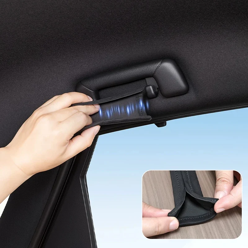 For Lexus ES 350h 350e 500e 2026 2027 Magnetic Car Roof Grab Handle Protective Cover Interior Trim Decoration Accessories 4