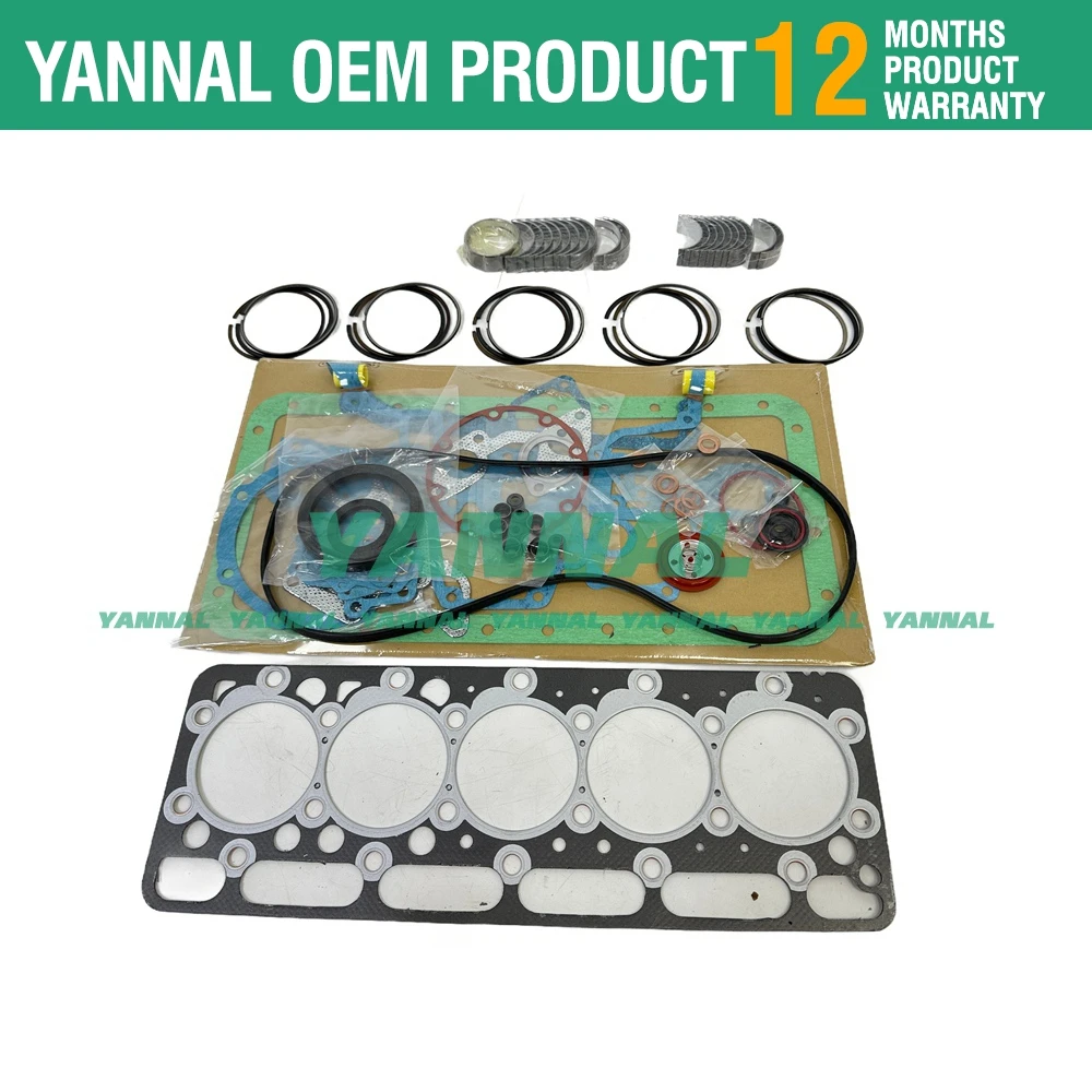 F2803 Overhaul Re-ring Kit For Kubota Engine Piston Ring Main Rod Bearing Gasket