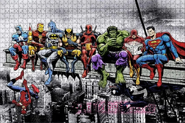 Disney Avenger Super Hero 1000 Pieces Puzzle Children Brain-Burning Puzzle Game Holiday Gift First Choice