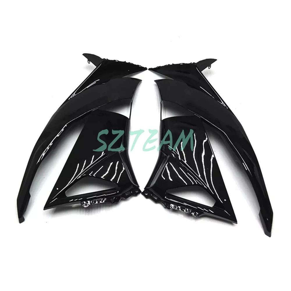 For Kawasaki ZX 6R 636 2009-2012 Panel Motorcycle Fairings 09-12 ZX6R Injection Molded Prime Body Set Fairing Kit Bright Black