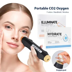 Portable CO2 Bubble Oxygen Facial Machine With CO2 Pod Glam Pods CO2 Capsule Aqua Facial Spa Bubble Skin Care Beauty Machine