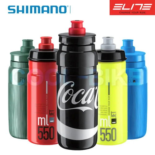 Elite FLY TEAMS COCO-COLA Botella de agua para ciclismo 550ML 750ML Tetera para bicicleta de montaña y carretera
