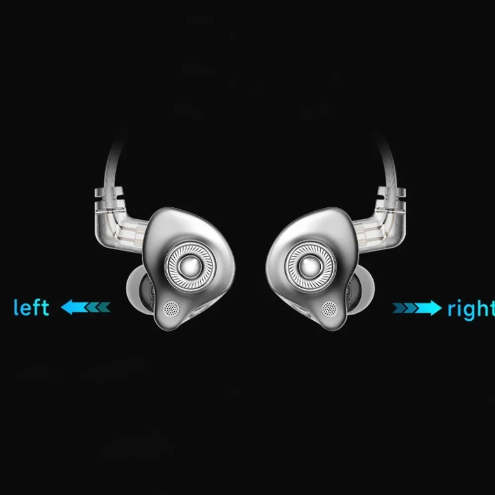 

3.5mm/Type C Pluggable Wired Earphone with Mic Noise Cancelling in Ear Earphones HiFi Stereo Surround Bass Wired Headset