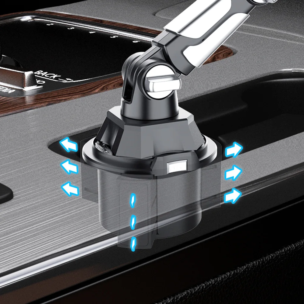 2025 Car Cup Holder Tablet & Phone Mount Universal Stand with Adjustable Long Arm for IPad for Samsung Galaxy Tab for Kindle image 2